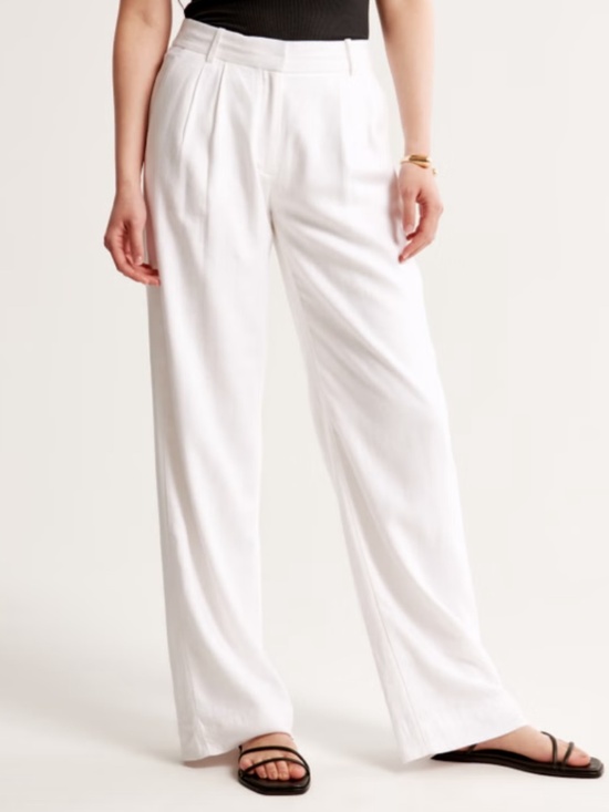 Abercrombie & Fitch Pants - Abercrombie Linen Blend Pants